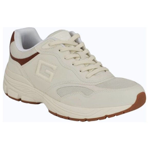 GUESS Men's Palak Memory Foam Insole Sneaker Ivory Multi - Picture 1 of 6